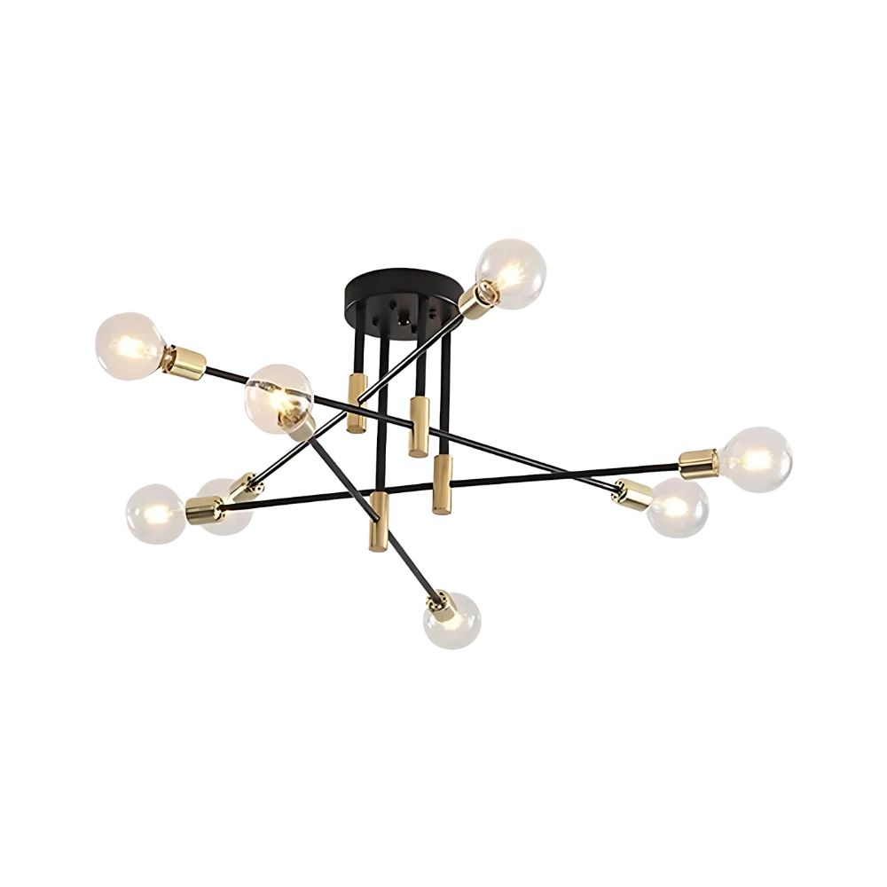 Couronne Plafondlamp - Moderne Gouden Accenten