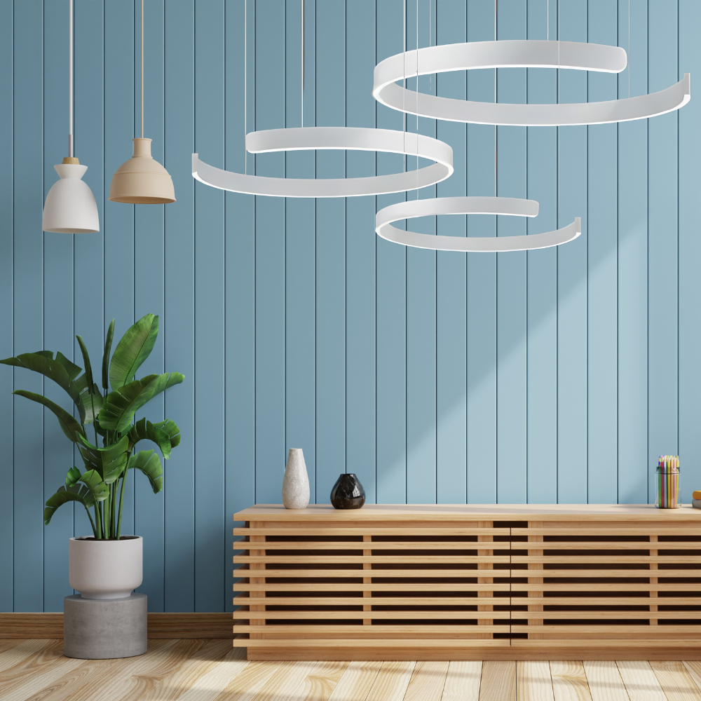 Fusionné Hanglamp - Cirkelvormig Design Voor Een Luxe Setting