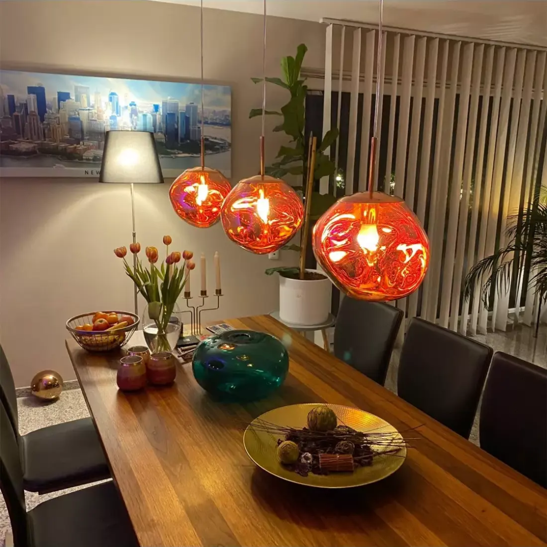 Amber Orb Hanglamp