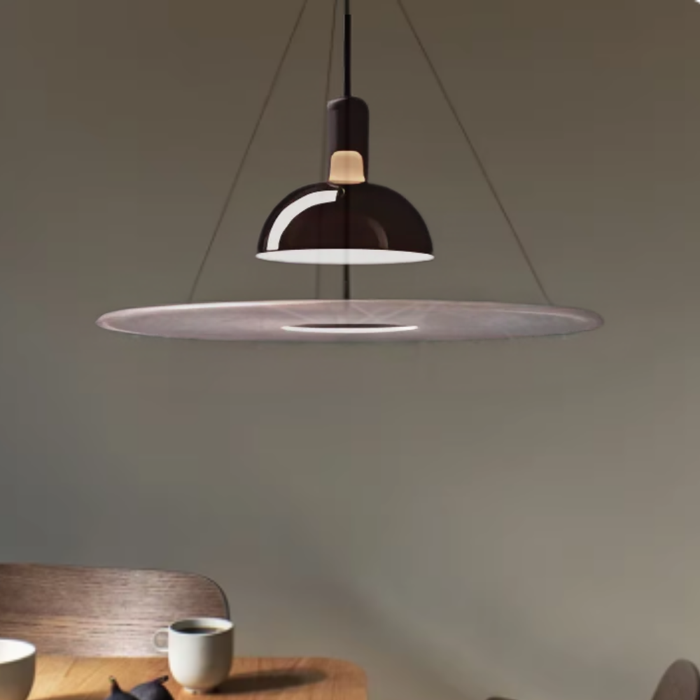 Moderne Glas Metalen Hanglamp