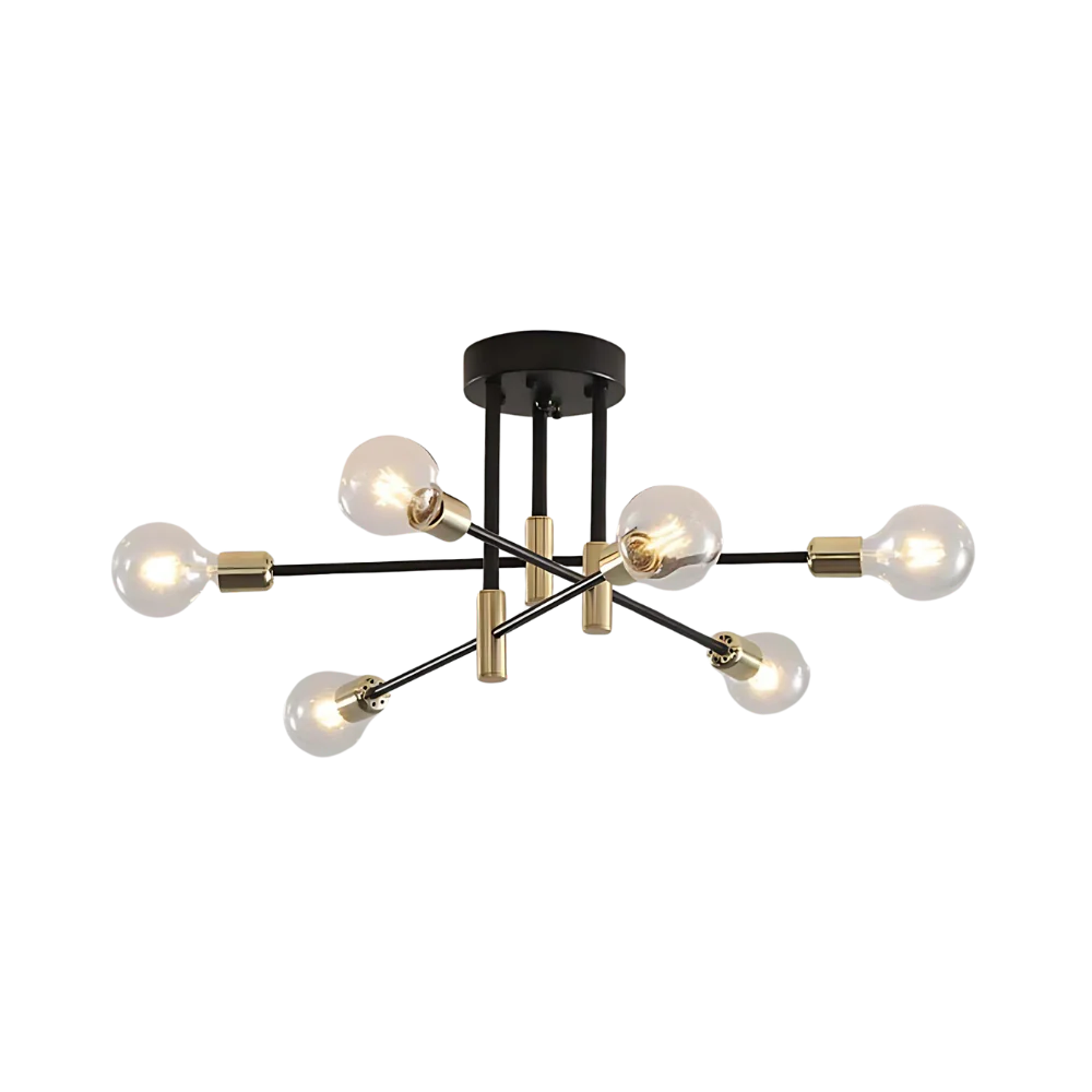 Couronne Plafondlamp - Moderne Gouden Accenten