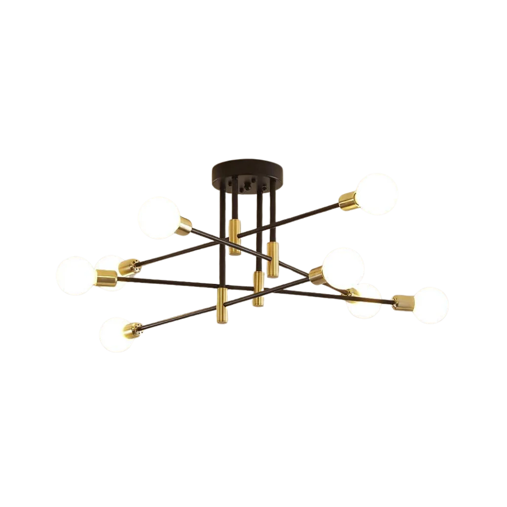 Couronne Plafondlamp - Moderne Gouden Accenten