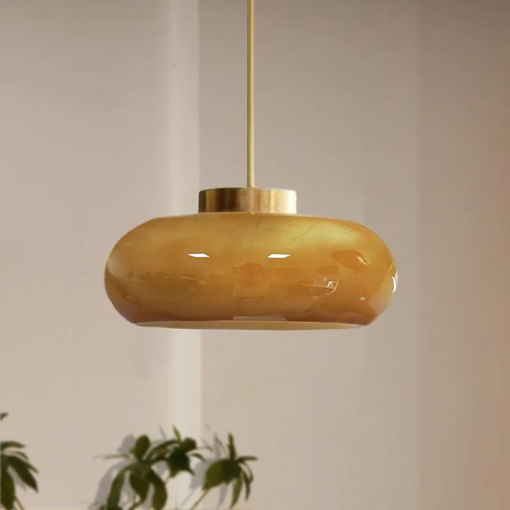 Mémoire Plafondlamp - Gouden Glazen Design