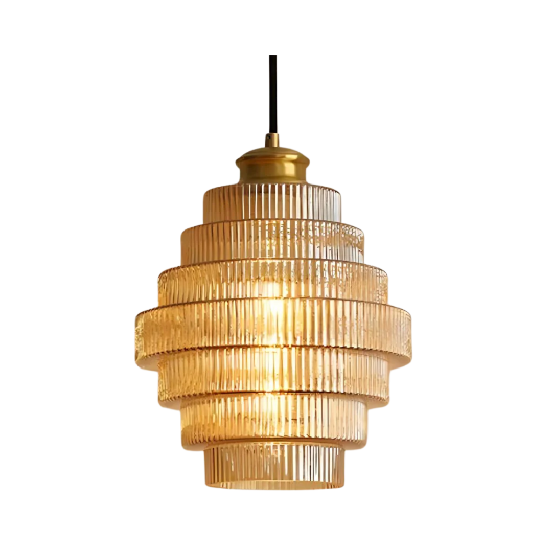 Aurelia Hanglamp Met Golvend Glas