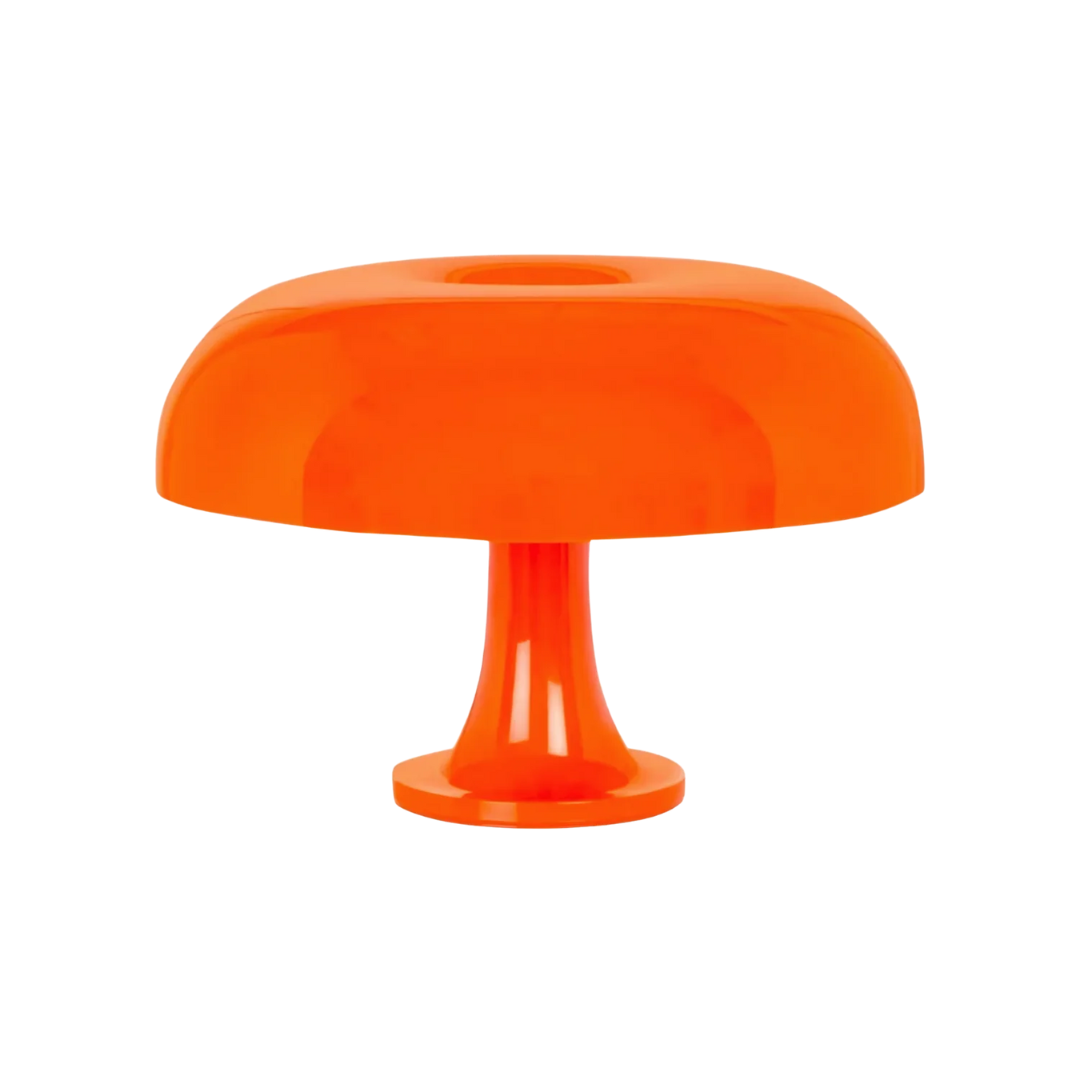 Vivid Orange Retro Tafellamp