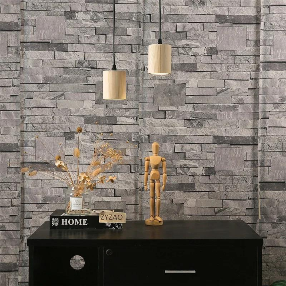 Rafi Scandinavische Houten Hanglamp