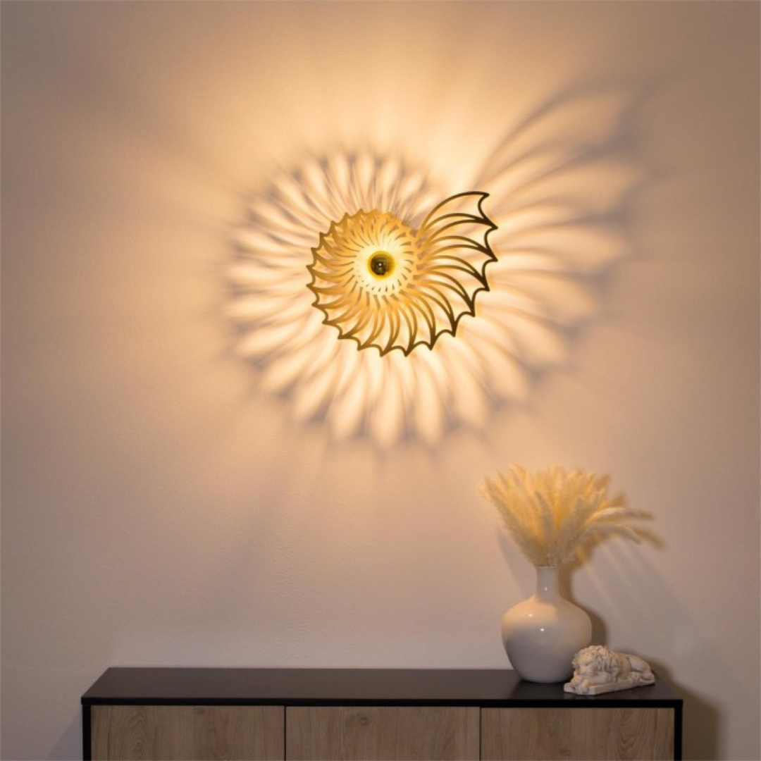 Radiant Nautilus Wandlamp"