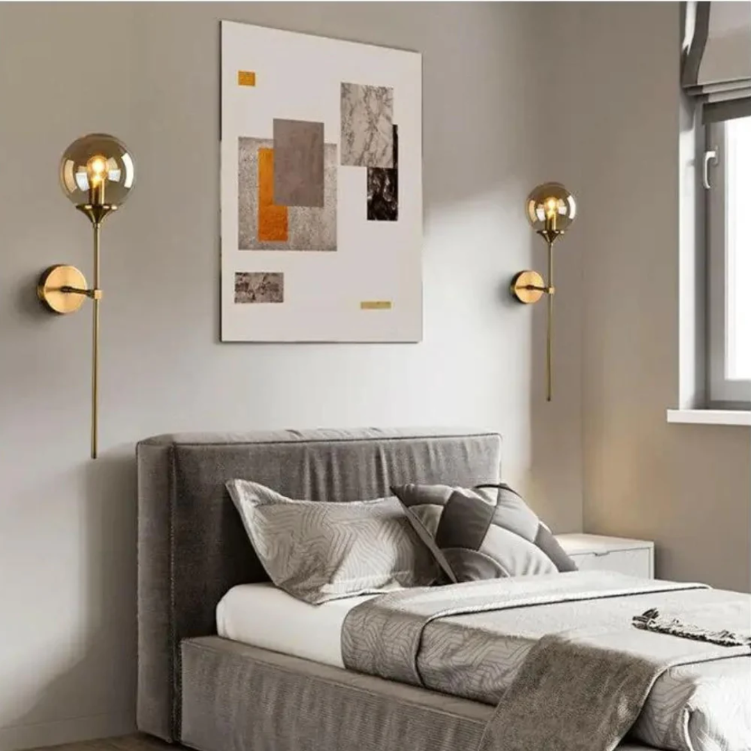 Golden Globe Wandlamp