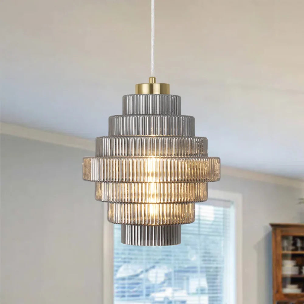 Aurelia Hanglamp Met Golvend Glas