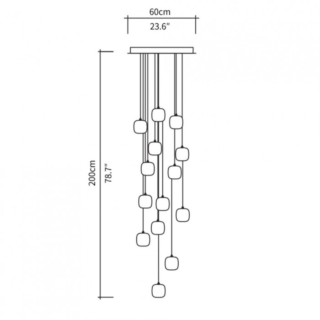 Smoked Elegance Hanglamp - Kroonluchter Bol