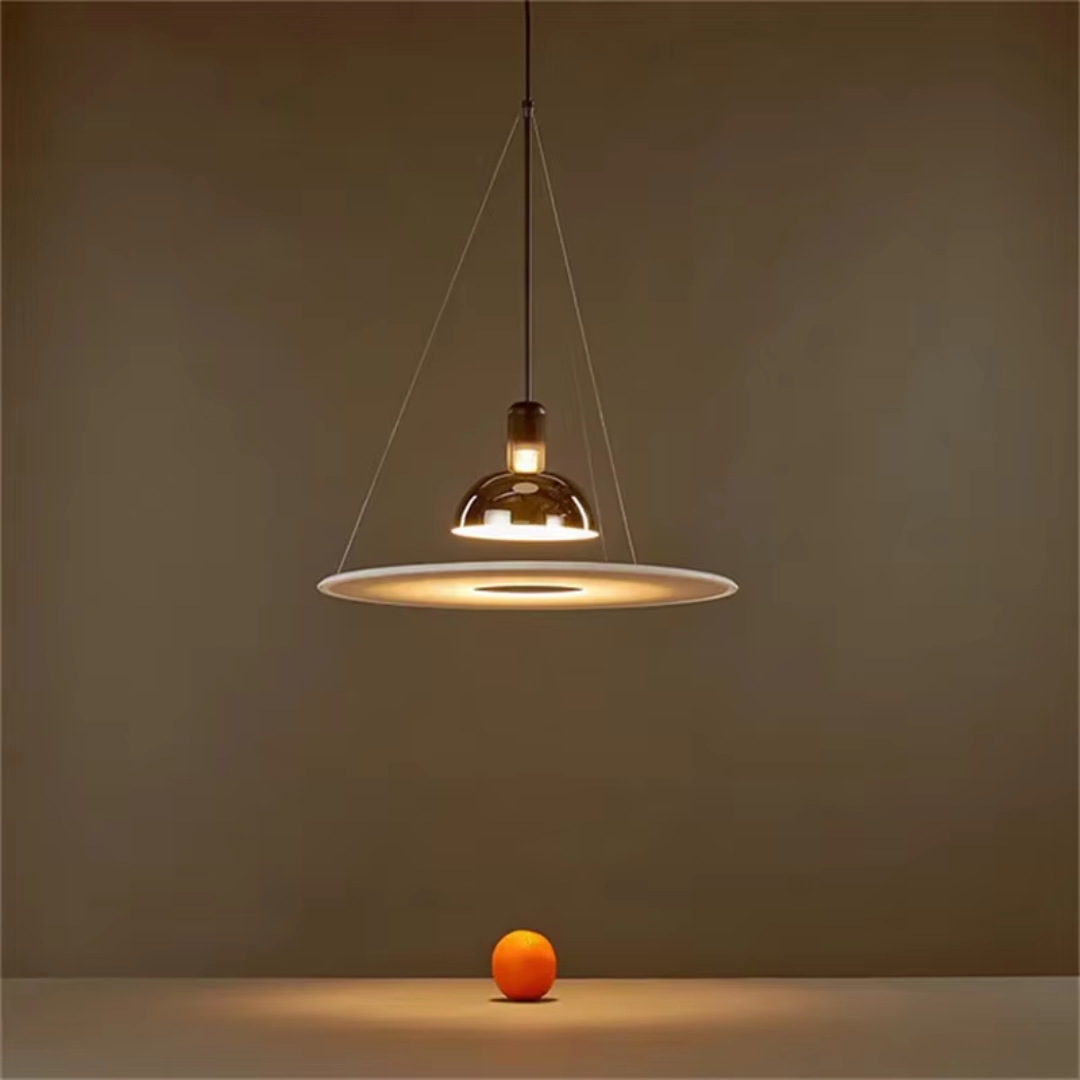 Moderne Glas Metalen Hanglamp