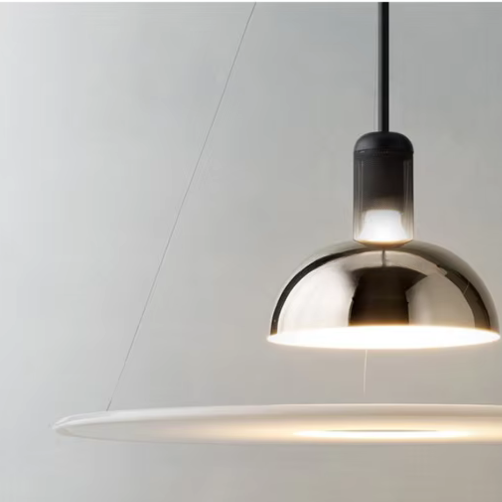 Moderne Glas Metalen Hanglamp