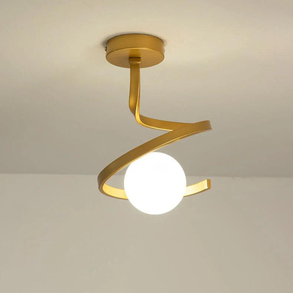 Courbée Plafondlamp - Modern Design Voor Stijlvolle Interieurs