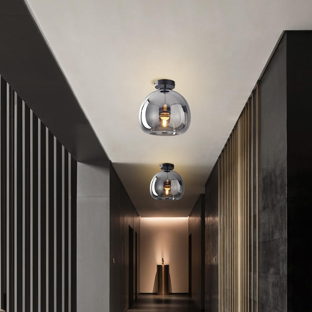 Condonne Plafondlamp - Luxe Design Met Glazen Kap