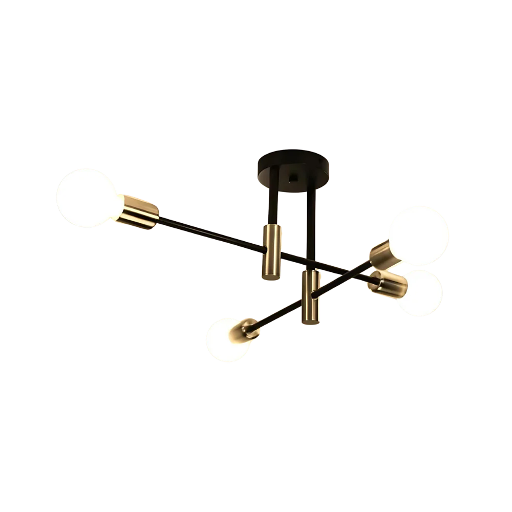 Couronne Plafondlamp - Moderne Gouden Accenten