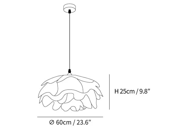 Ziya Bloemenvorm Hanglamp