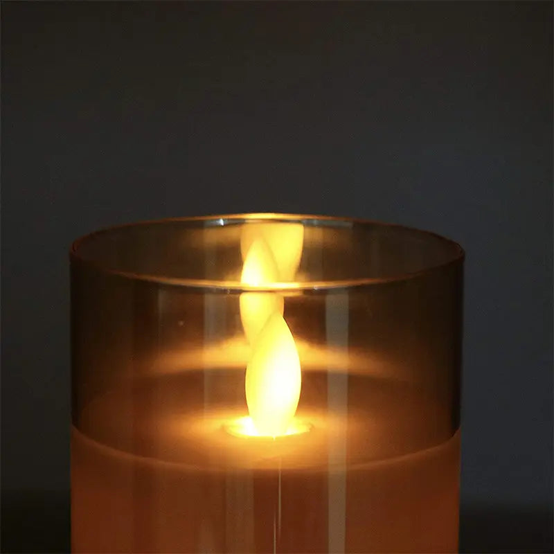 CozyCandels - Realistische LED Kaarsen met Spiegelglas