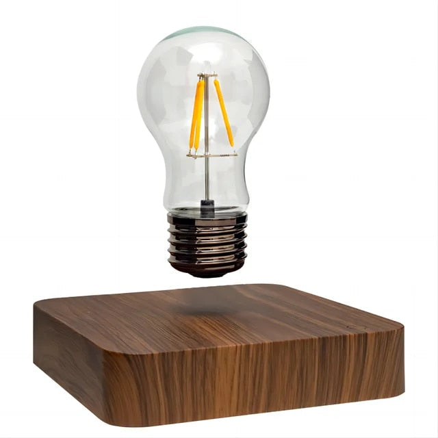 Levet Tafellamp - Zwevende LED Lamp Met Houten Basis