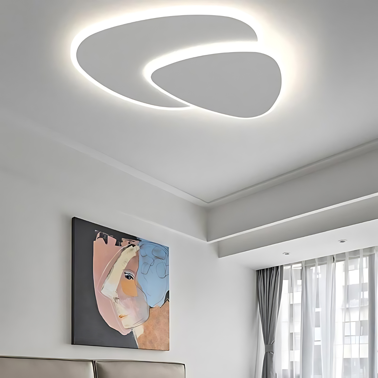 Plator Plafondlamp - LED Plafondlamp met Uniek Design