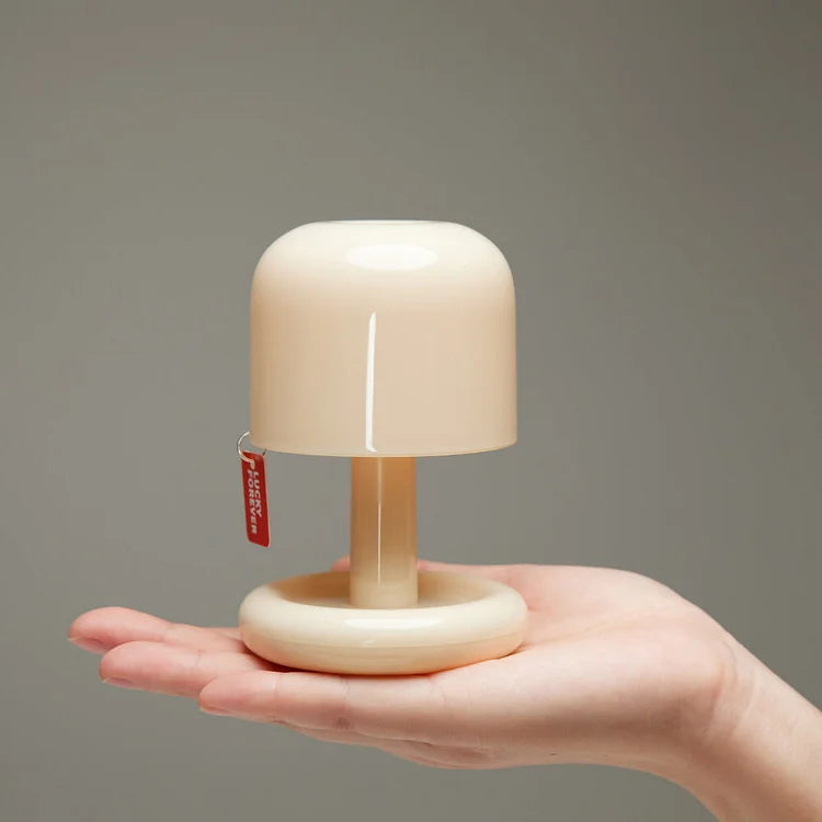 Bambo Tafellamp - Mini Paddenstoel Lamp