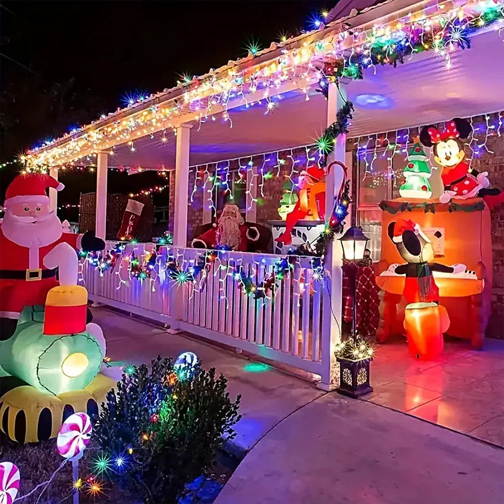 Kerstverlichting Sneeuwval LED Lichtgordijn