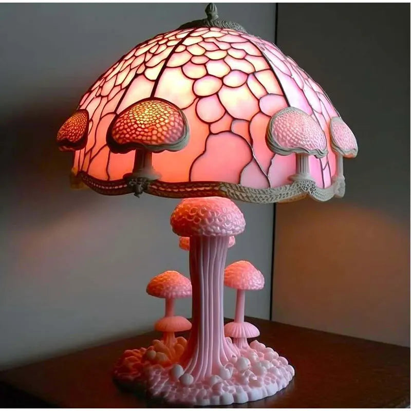 Lightshroom Tafellamp - Kleurrijke Paddenstoelen Lamp