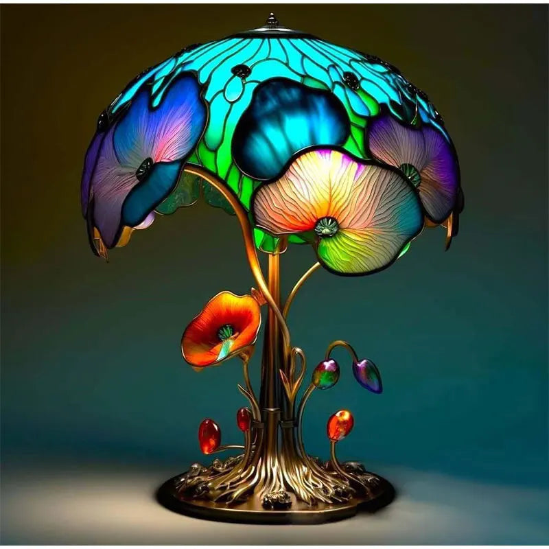 Lightshroom Tafellamp - Kleurrijke Paddenstoelen Lamp