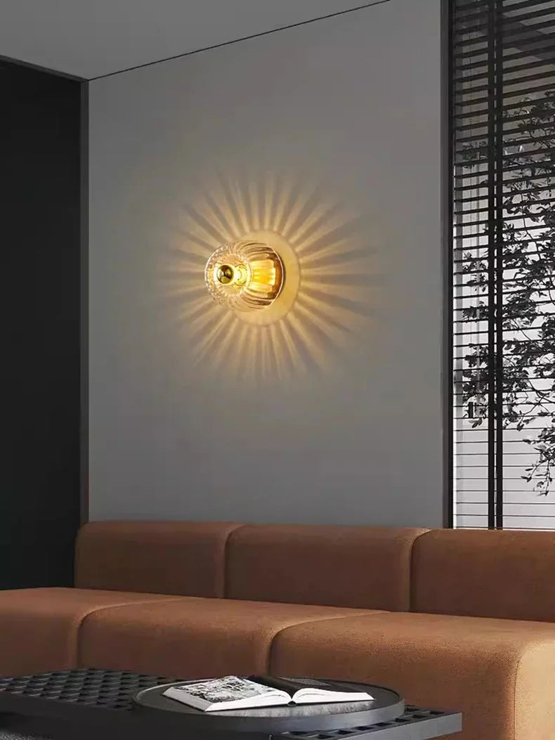 Aluz Glazen Wandlamp