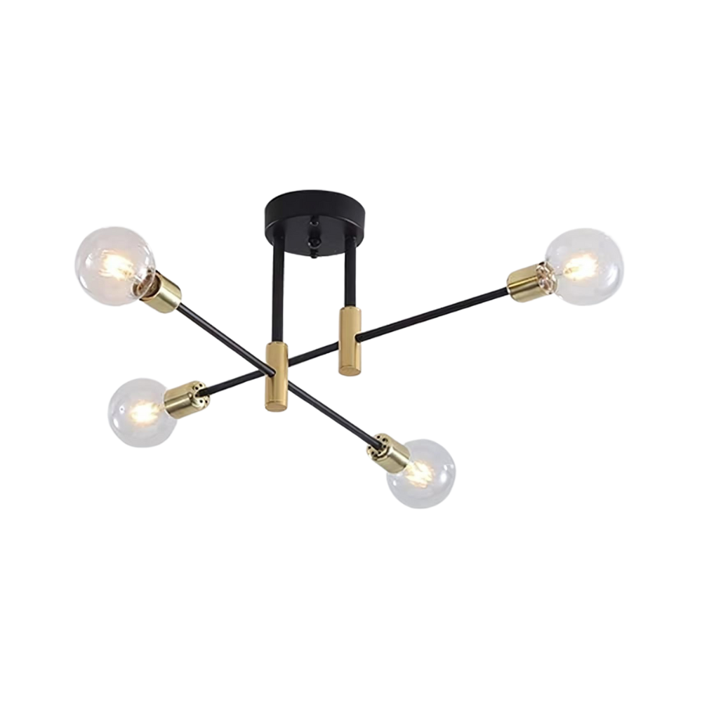 Couronne Plafondlamp - Moderne Gouden Accenten