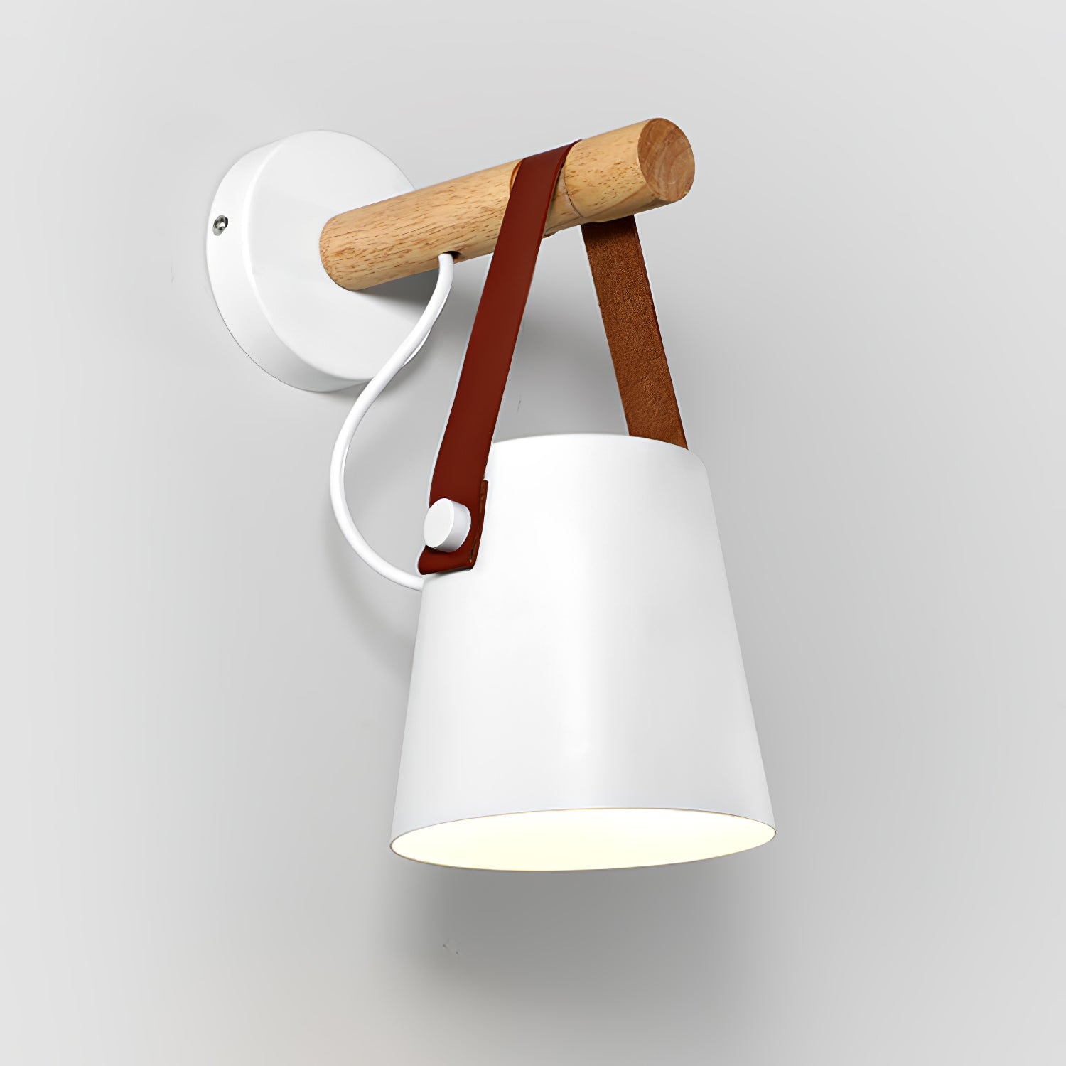 Konic Wandlamp - Stijlvolle Muurlamp Met Houten Accenten