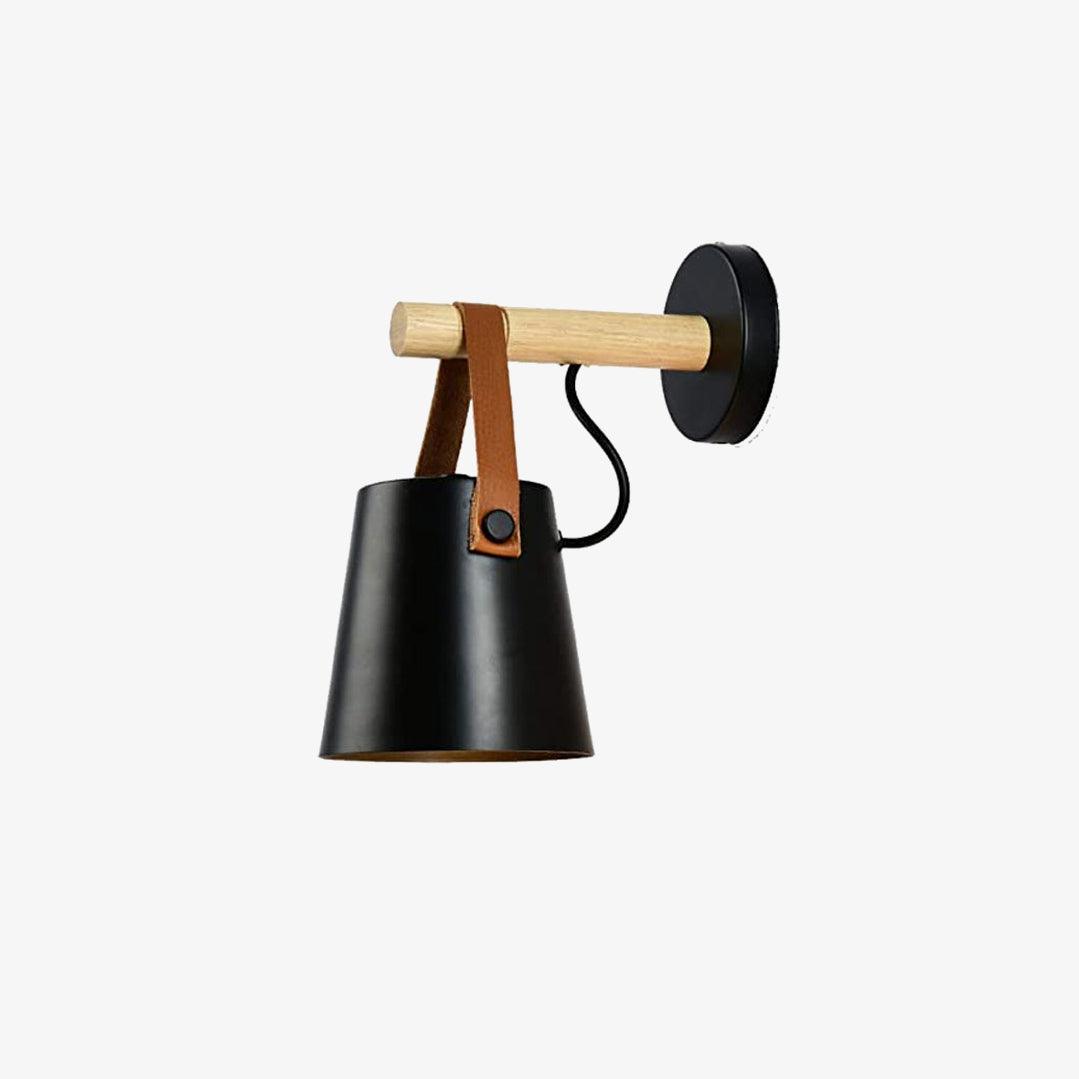 Konic Wandlamp - Stijlvolle Muurlamp Met Houten Accenten