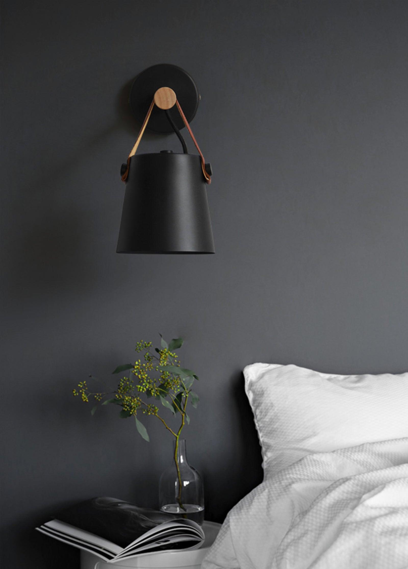 Konic Wandlamp - Stijlvolle Muurlamp Met Houten Accenten