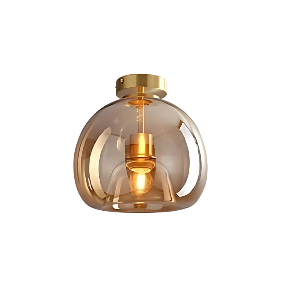 Condonne Plafondlamp - Luxe Design Met Glazen Kap