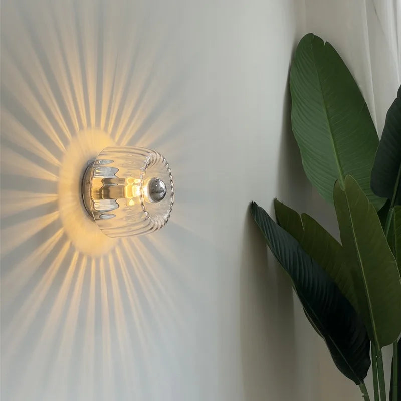 Aluz Glazen Wandlamp