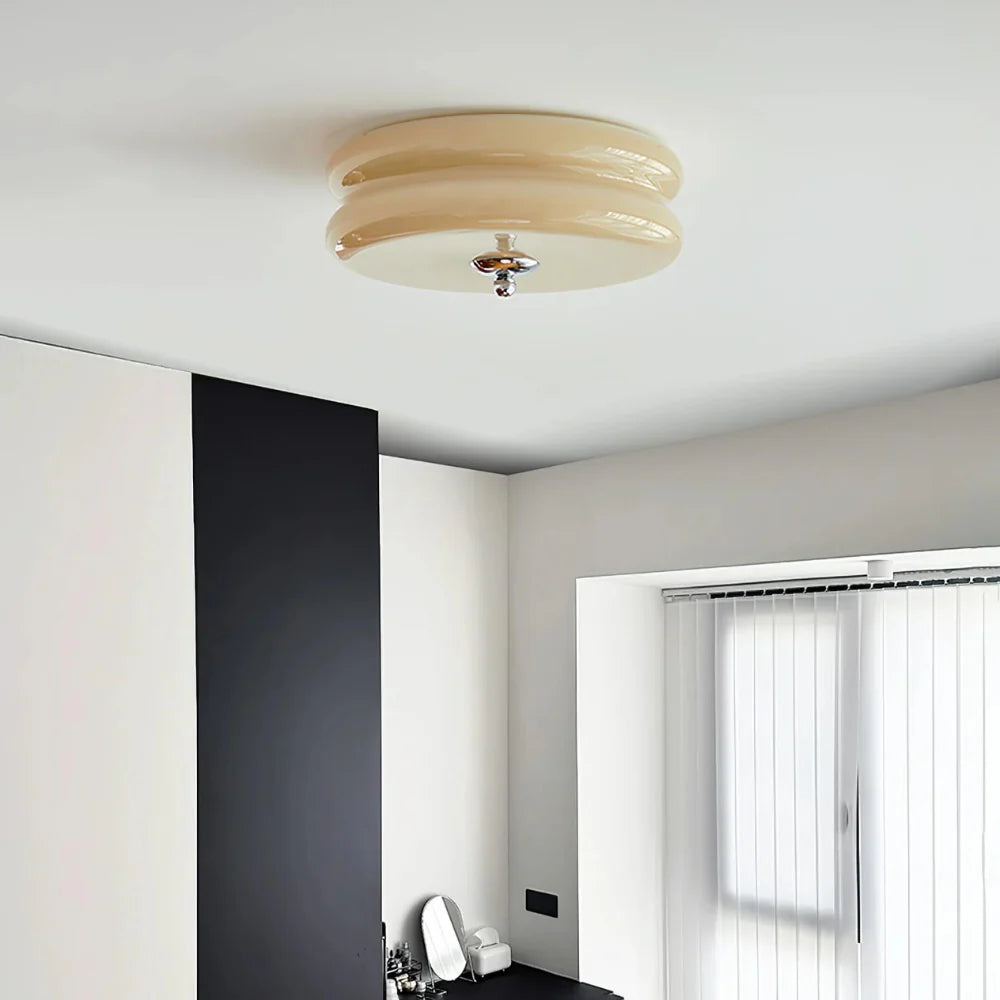 Suspendue Plafondlamp - Elegante Woonkamer Verlichting Met Glazen Afwerking