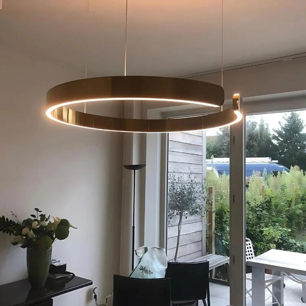 Fusionné Hanglamp - Cirkelvormig Design Voor Een Luxe Setting