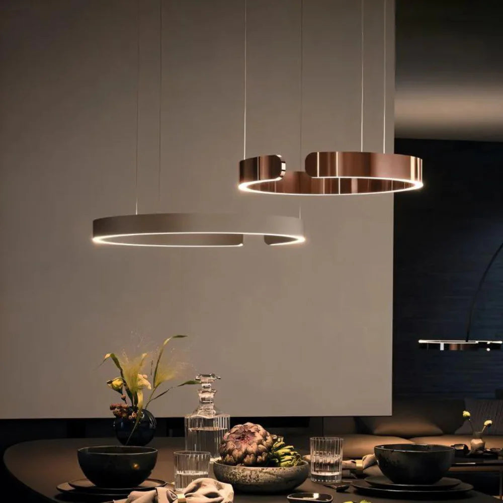 Fusionné Hanglamp - Cirkelvormig Design Voor Een Luxe Setting