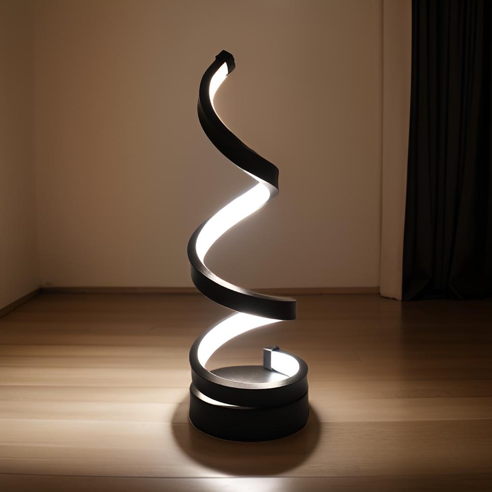 Sleek Spiraal LED Lamp – Moderne Touch Voor Elke Kamer