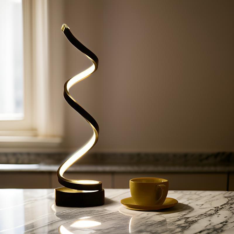 Sleek Spiraal LED Lamp – Moderne Touch Voor Elke Kamer