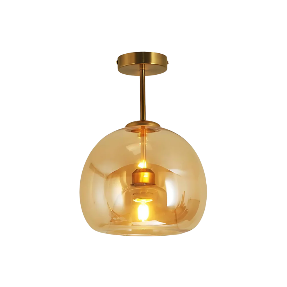 Condonne Plafondlamp - Luxe Design Met Glazen Kap