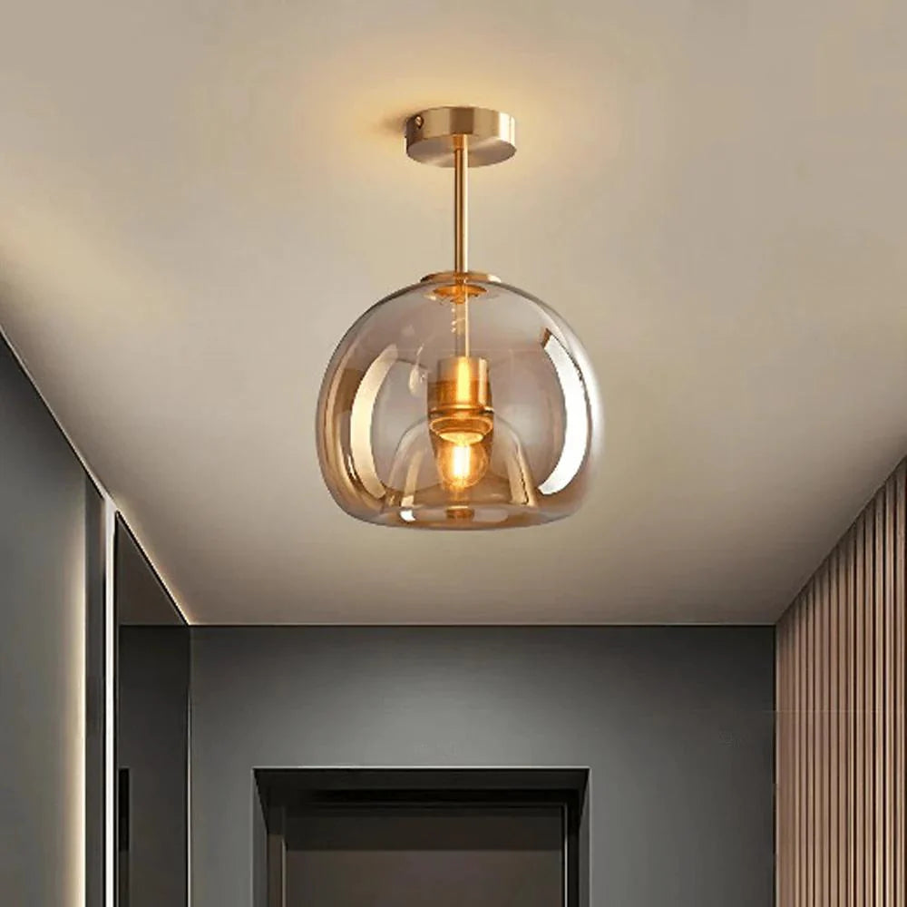 Condonne Plafondlamp - Luxe Design Met Glazen Kap