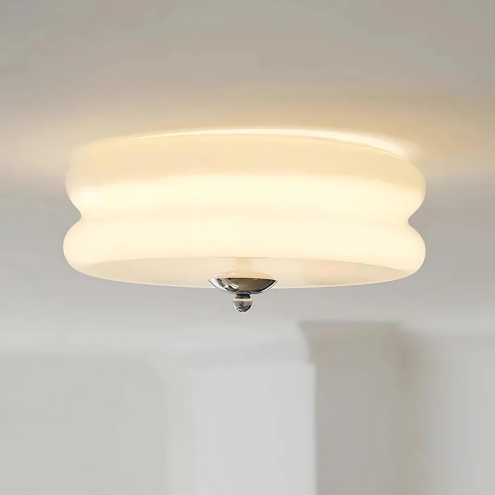 Suspendue Plafondlamp - Elegante Woonkamer Verlichting Met Glazen Afwerking